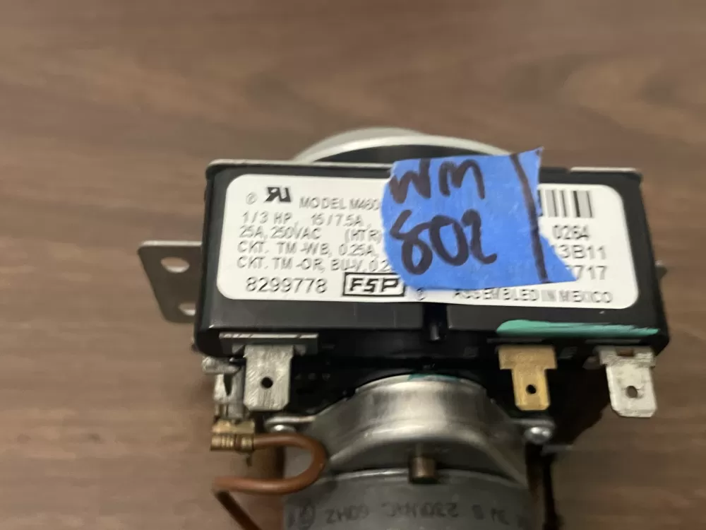 Whirlpool Kenmore WP8299784 AP6012590 Dryer Timer AZ99608 | Wm802