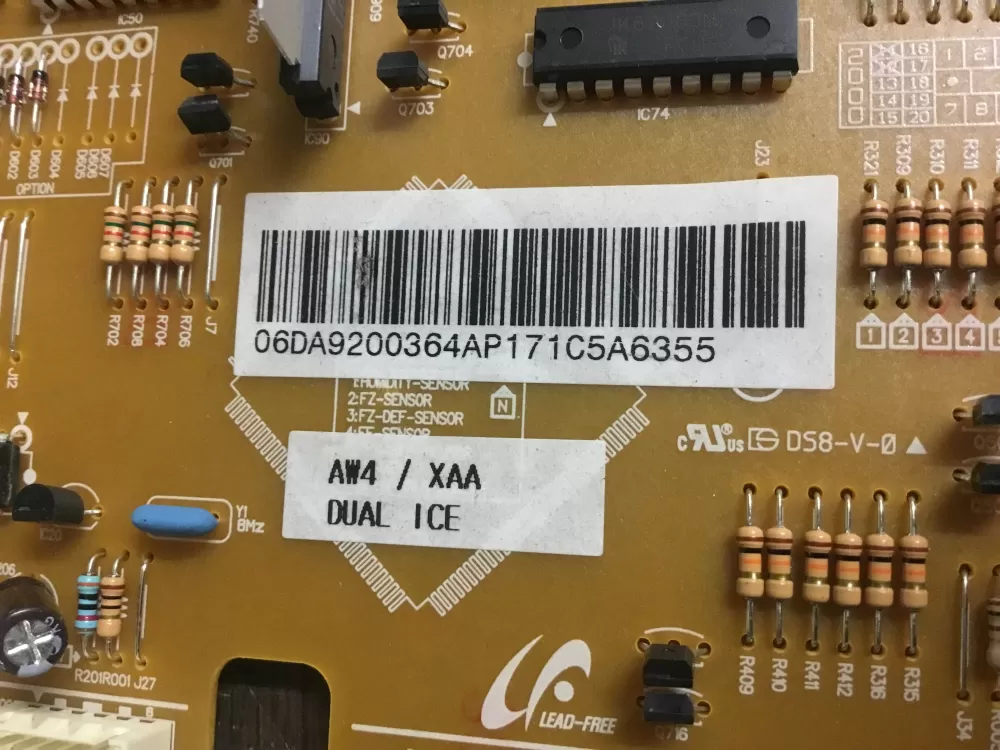 Samsung DA92-00364A DA94-02680A Refrigerator Control Board AZ16831 | NR30