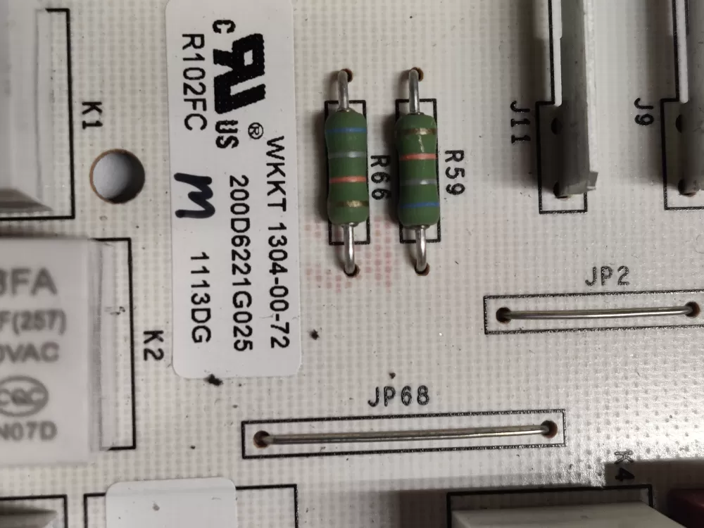 GE WR55X11072 Refrigerator Control Board AZ411 | SK452