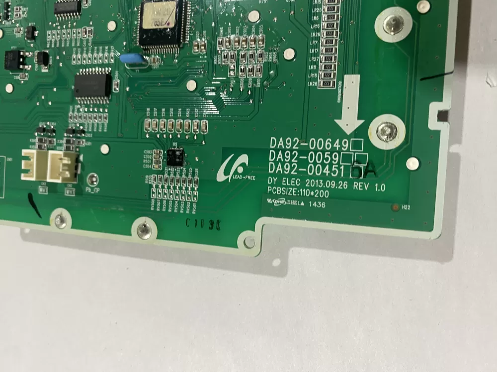 Samsung DA92-004516A Refrigerator Control Board Dispenser AZ185249 | BK634