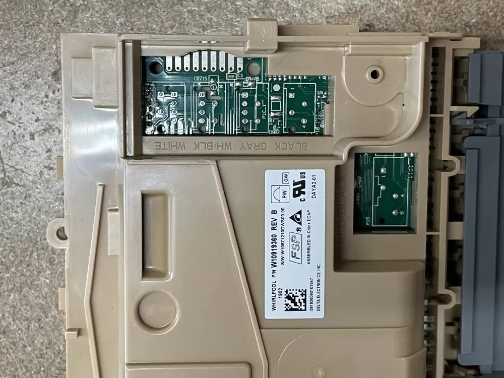 Whirlpool W10919360 W11087226 Dishwasher Control Board AZ20576 | KM1006