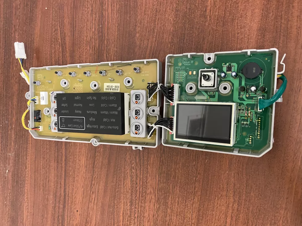 Samsung DC92-00130A  DC92-00125A Washer UI Control Board