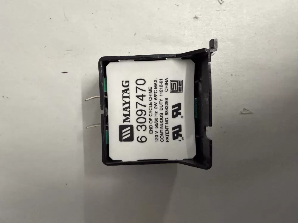 Maytag Whirlpool 6 3097470 Dryer Control Board Buzzer AZ222660 | KM637