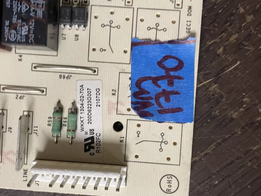 GE 200D6223G007 Refrigerator Control Board AZ45616 | Wm1770