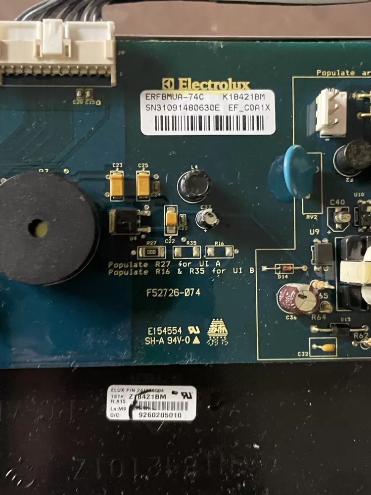 ELECTROLUX REFRIGERATOR CONTROL BOARD 5303918588 241836004 AZ39496 | WmV388