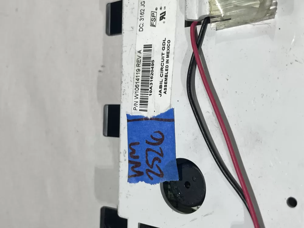 Whirlpool W10614119 Wpw10614119 Refrigerator Control Board AZ154657 | Wm2526