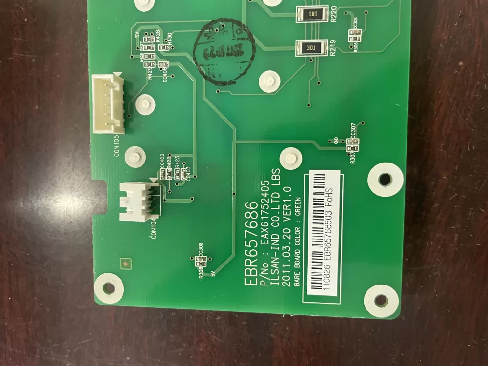 LG Kenmore EBR65768603 Refrigerator Control Board Dispenser AZ41587 | KM1726