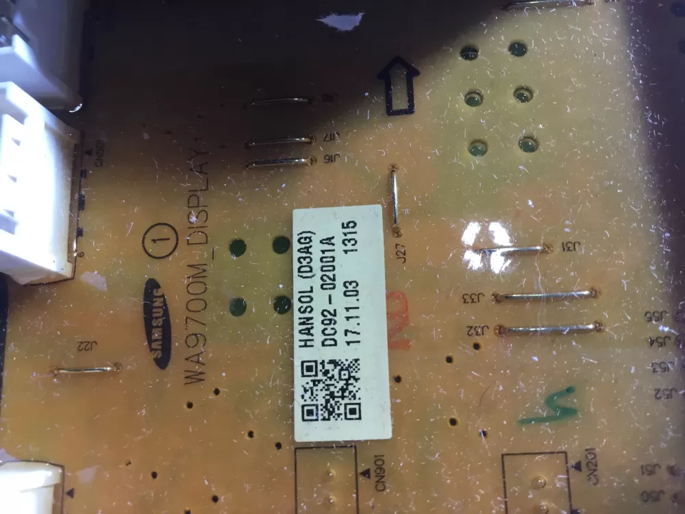 Samsung DC92 02001A AP6243666 DC92 02005A Washer Control Board AZ45666 | NRV437