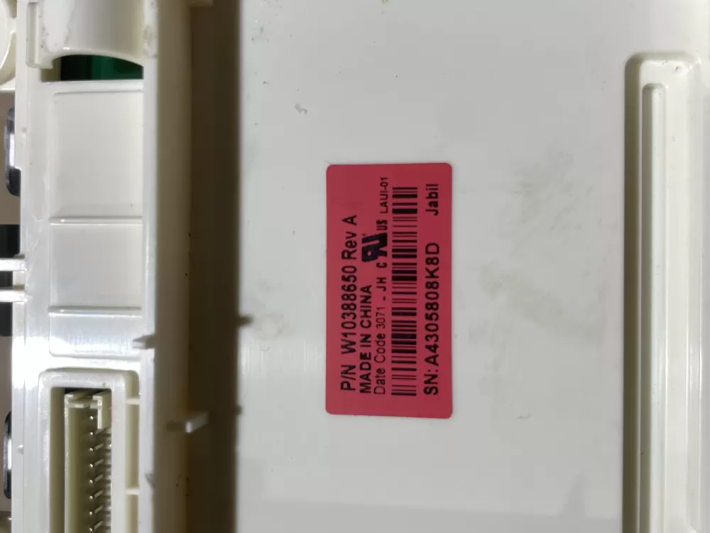 Whirlpool Maytag W10388650 Washer Control Board AZ63960 | Wm1552