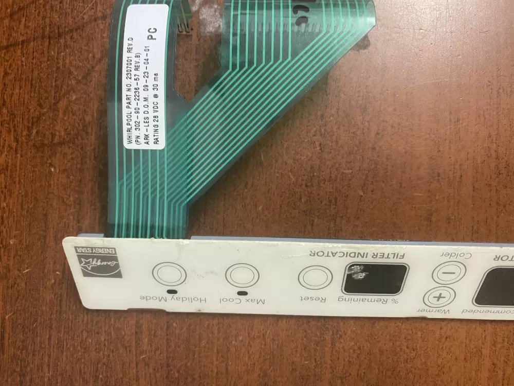 Whirlpool 2307001 Refrigerator Control Board Main AZ98493 | BK1408