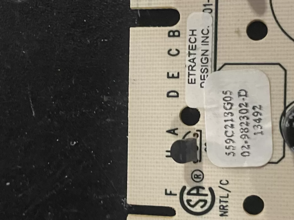 GE 559C213G05 50-982301 50-982301 Dryer Control Board AZ24672 | WM436