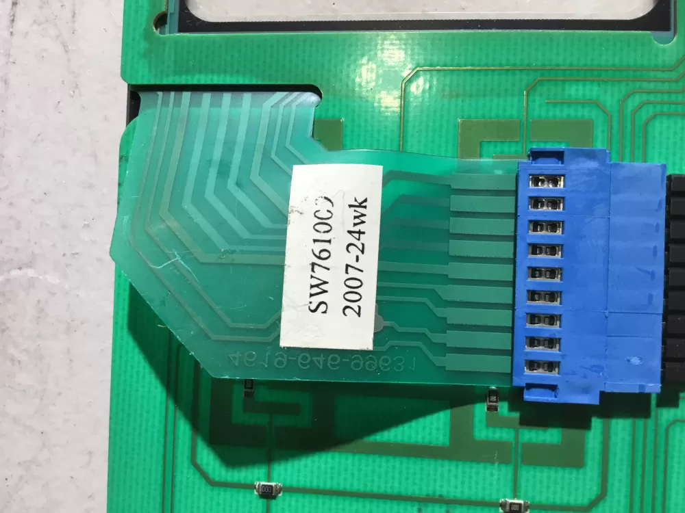 KitchenAid MW/Oven Glass Control Panel Part # W10116267 AZ41860 | NR1729