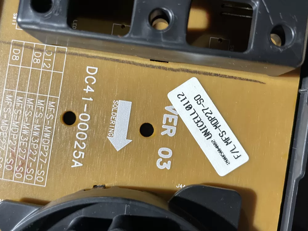 Samsung DC92-00124A MFS-MW3E27-S0LF Washer Control Board AZ65987 | Wmv585