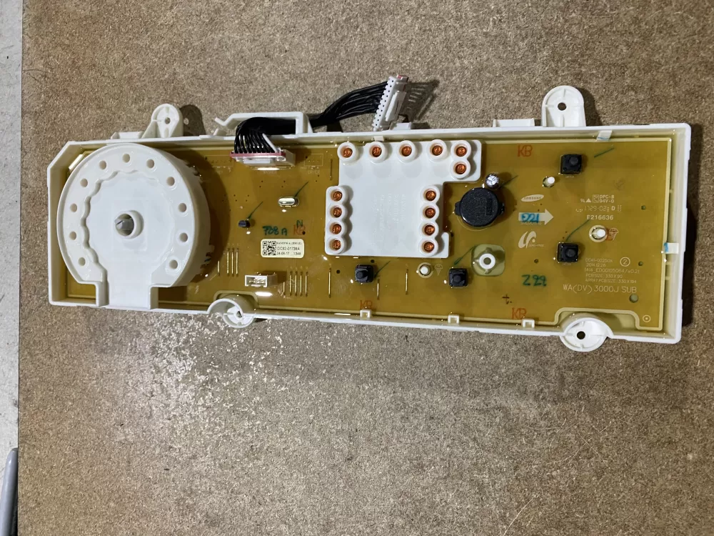 Samsung AP5966831 3996804 PS11719858 AP5966832 3996805 PS11719859 DA92-01738A DC94-05366A DC92-01738A Washer Control Board