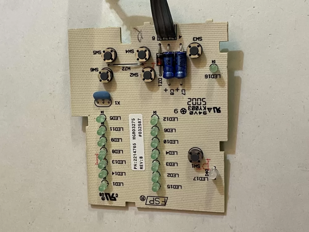 KitchenAid Whirlpool 2214765 Refrigerator Control Board AZ149951 | KM2126