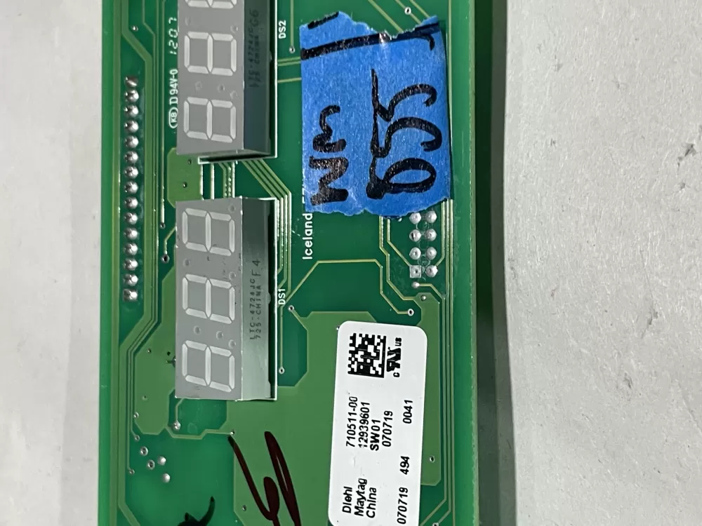 Maytag Amana 12939601 Refrigerator Control Board Dispenser AZ149680 | Wm855