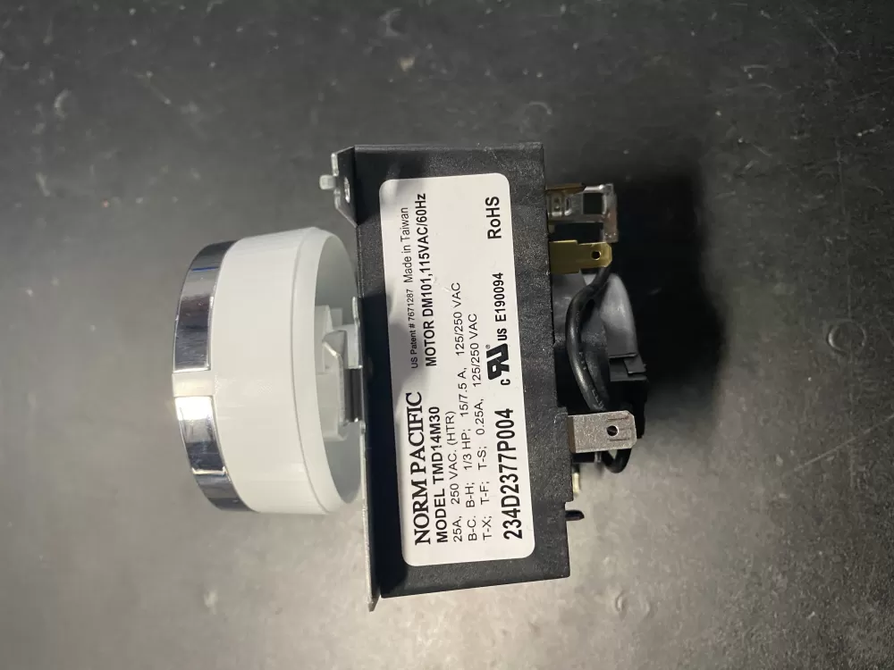 GE TMD14M30 234D2377P004 Dryer Timer