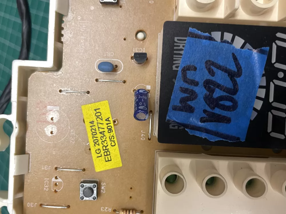 LG EAX32221201 EBR33477201 Dryer Control Board AZ202677 | Wmv822