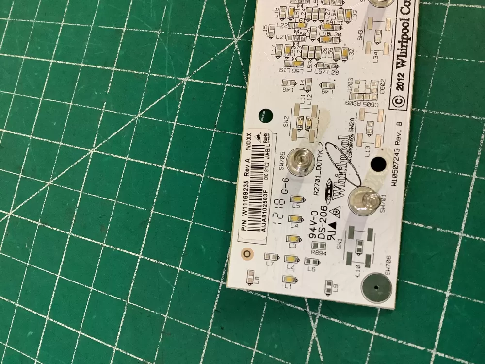 Whirlpool W11169235 Refrigerator Control Board whirlpool AZ204079 | NR335