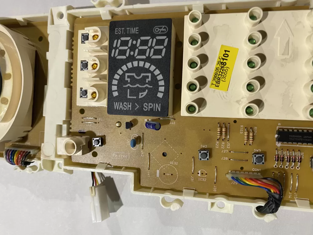 LG EAX32221201 EBR32268101 Washer Control Board AZ145508 | BK2437