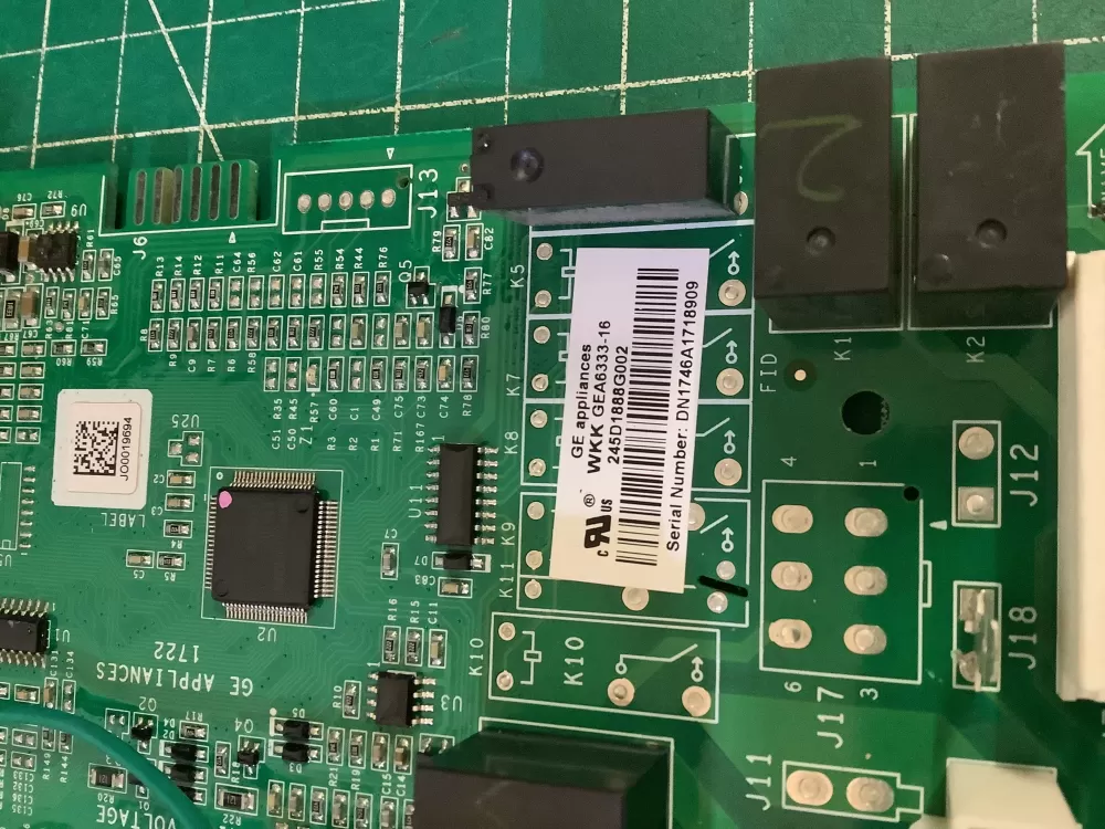 GE 245D1888G002 Refrigerator Control Board AZ196542 | NR317