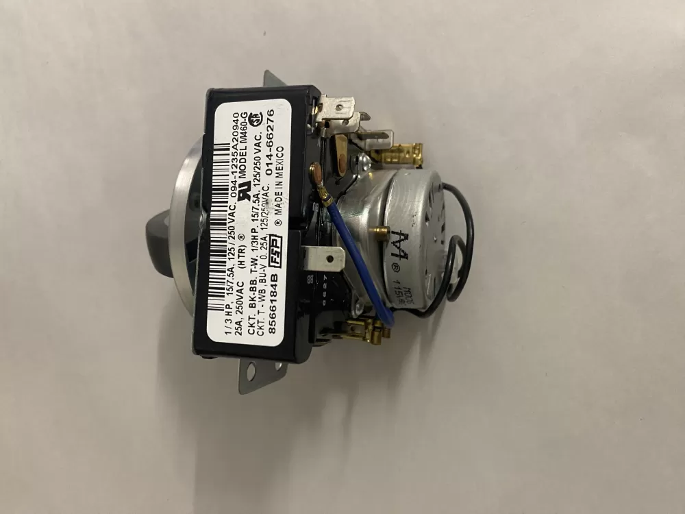 Whirlpool 8566184A 8566184 WP8566184 AP6013380 8566184R PS11746606 Dryer Timer