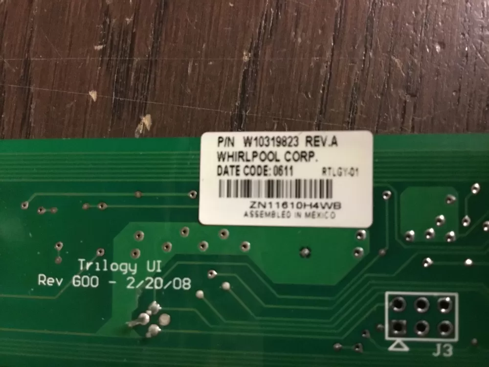 Maytag KitchenAid W10319823 Refrigerator Control Board AZ13334 | NR546