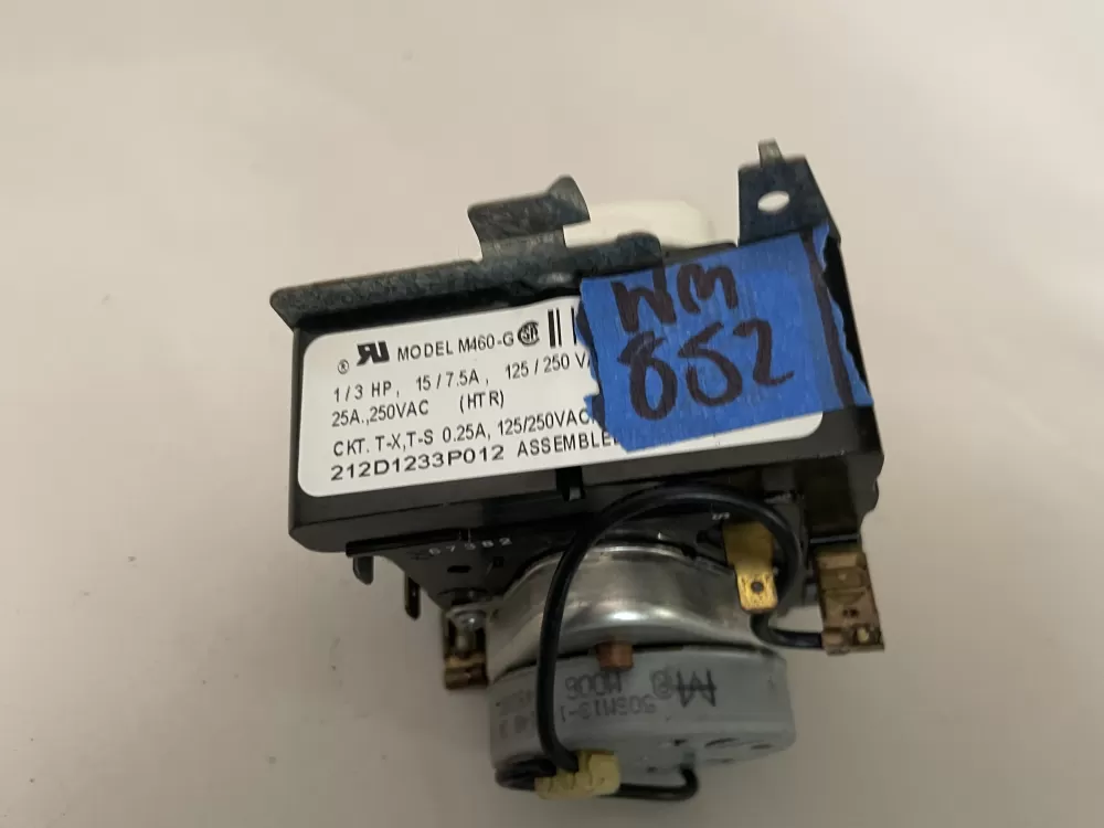 GE 212D1233P012 WE4M364 Dryer Timer AZ104036 | Wm852