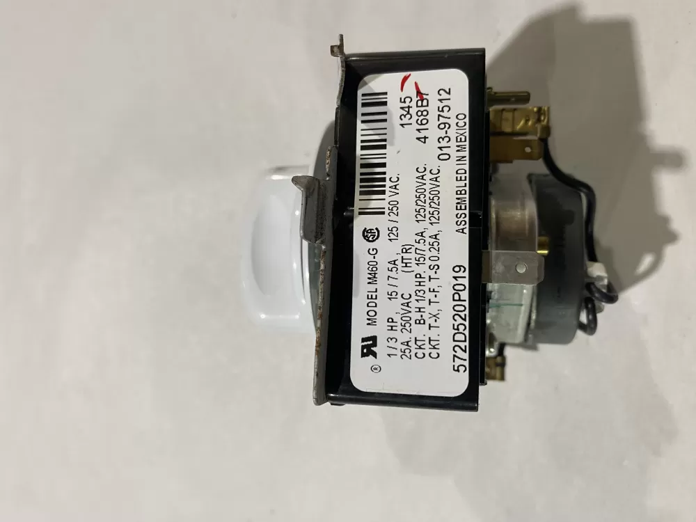 GE 572D520P019 WE4M189 Dryer Timer