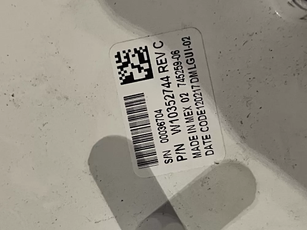 Whirlpool W10269601 W10352744 WPW10352744 Washer Control AZ33554 | Wmv231