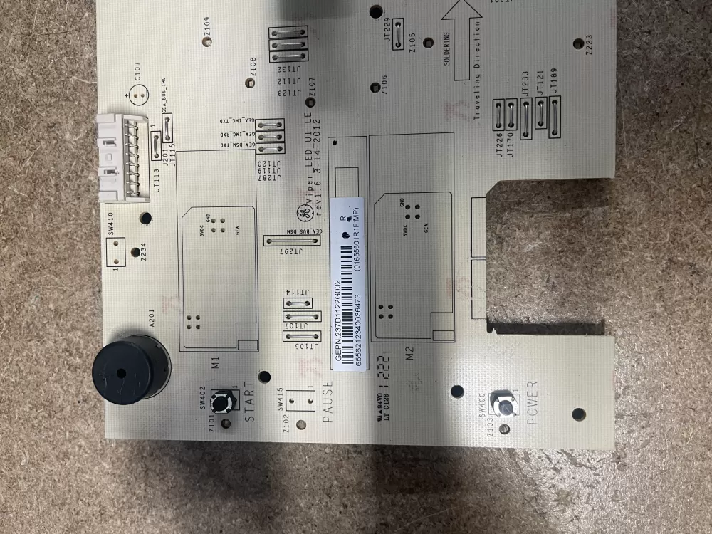 GE 237D1395G014 237D1122G002 WH12X20500 Washer Control Board AZ20957 | KMV259