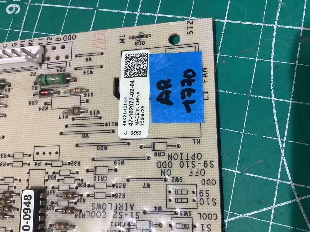 Rheem Air Handler Control Board 47-102077-02-04 156-9735 AZ190539 | AR1770
