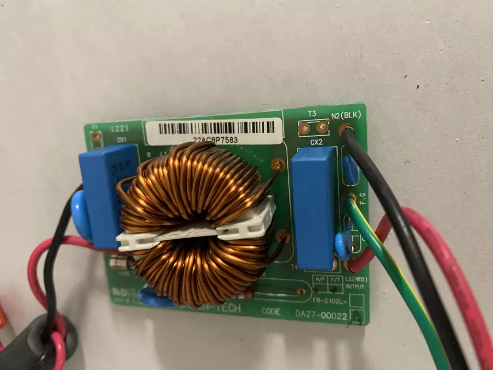 Samsung DA27 00022A Refrigerator Control Board Noise Filter AZ192766 | BK2563