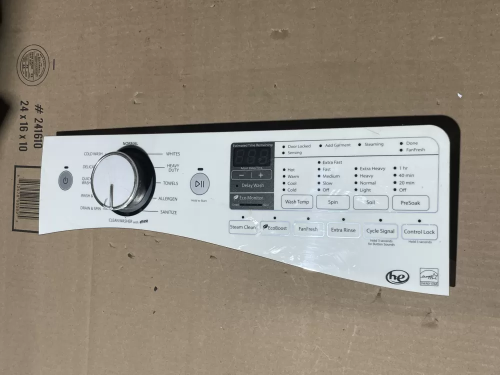Whirlpool W10433090 W10750481 W10814583 PS11723082 Washer Control Panel