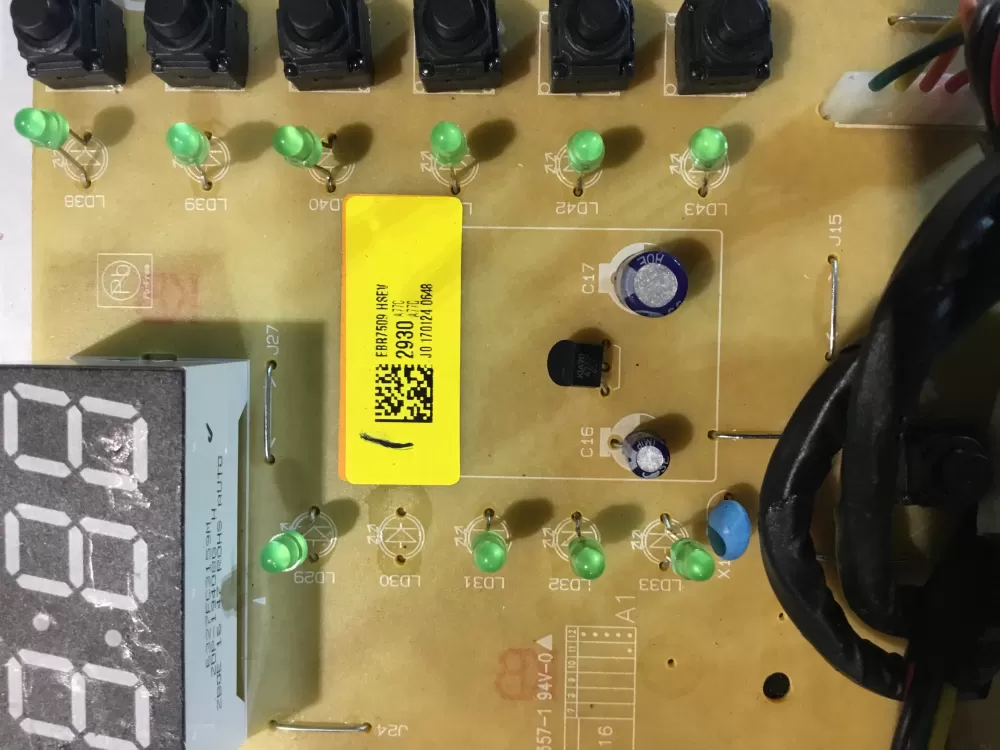 LG EBR75092930 Washer Control Board AZ148698 | BG2489