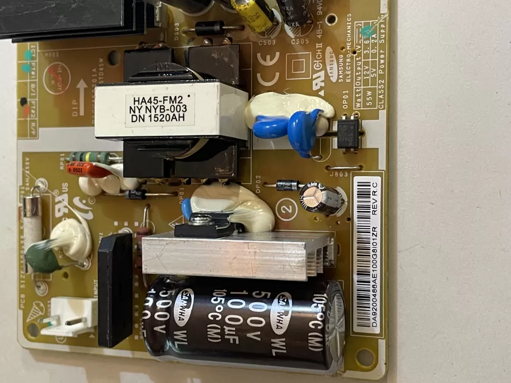 Samsung DA92 00486A Refrigerator Control Board AZ150110 | KM2252