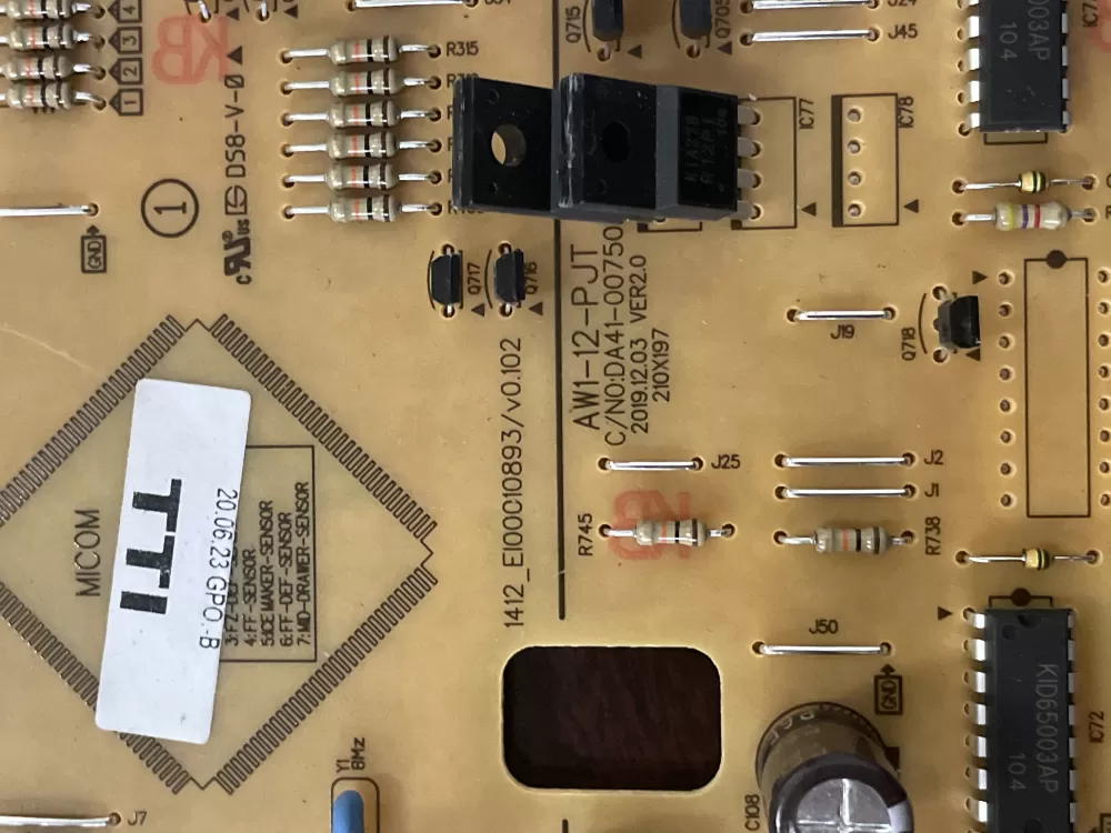 Samsung DA92 00384R Refrigerator Control Board AZ35951 | KM291