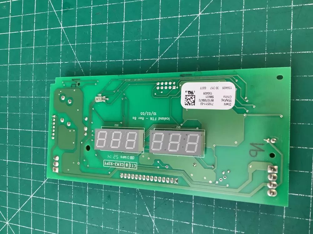 W10799818 Maytag Refrigerator Electronic Control Board