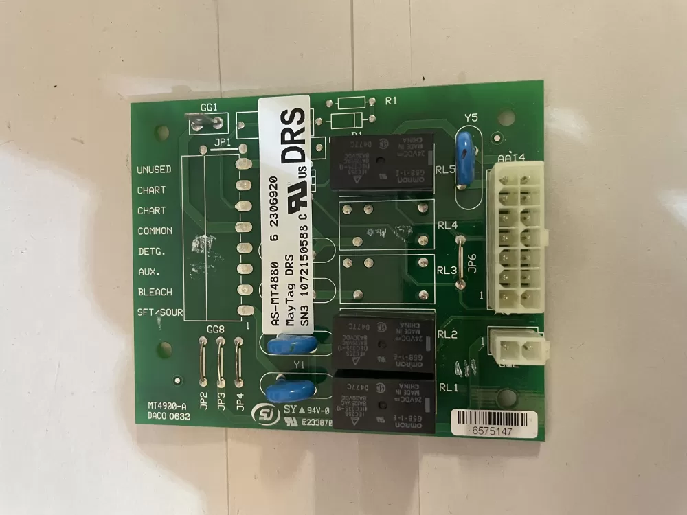 Maytag Neptune 6-2306920 Commercial Washer Relay Board AZ118134 | KM1124