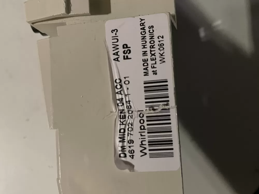 Whirlpool 4619 702 2064 1 01 Washer Control Board  AZ33098 | Wv361