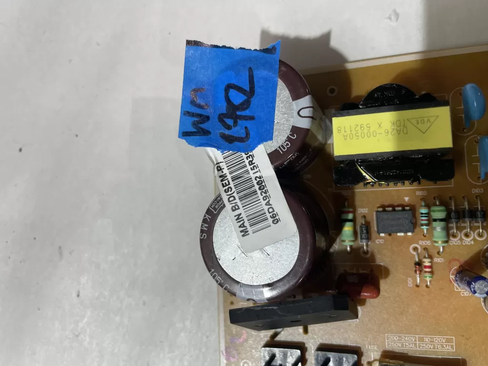Samsung DA92 00215R Refrigerator Control Board Inverter AZ199911 | Wm2782