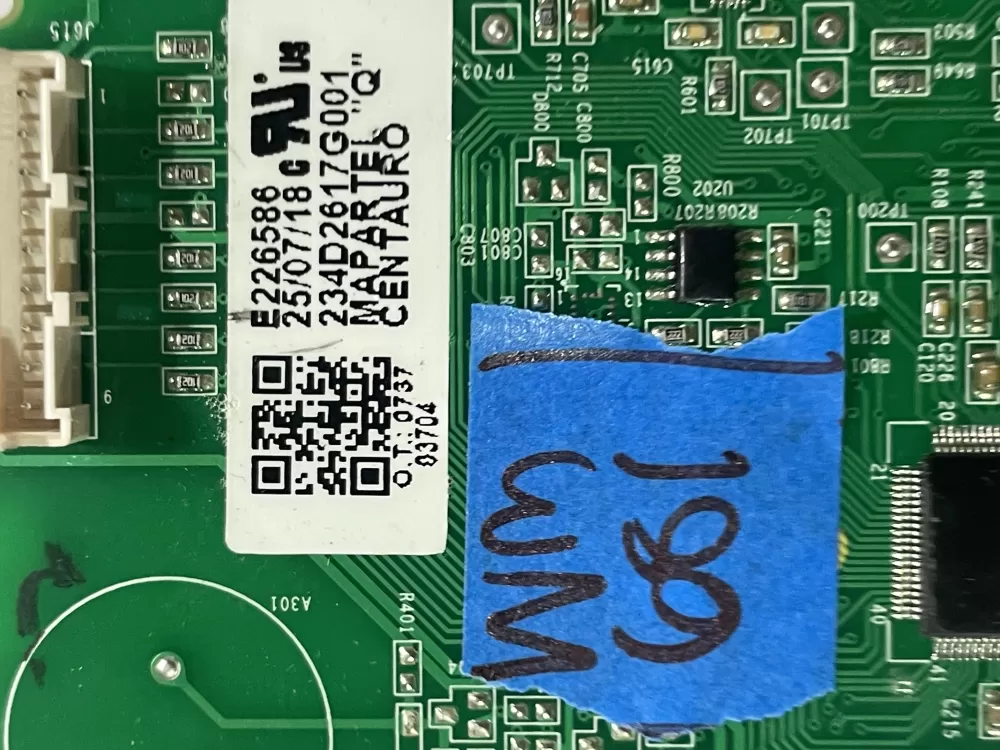 GE WH16X27251 234D2617G001 Washer Control Board AZ159957 | Wm681