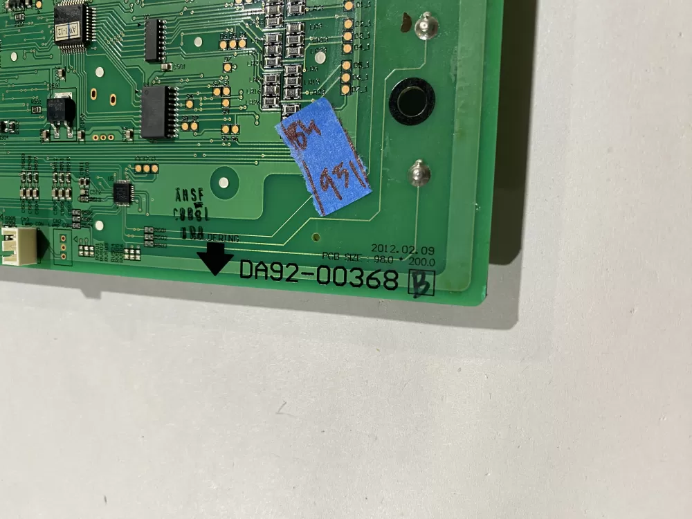 Samsung DA92-00368B Refrigerator Control Board Dispenser AZ132820 | BK951
