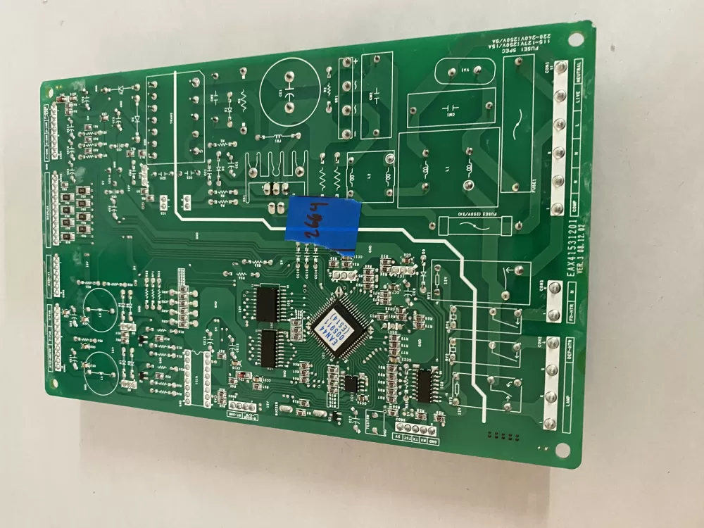 LG EBR41531301 PS12725024 Refrigerator Control Board AZ201019 | BK2664
