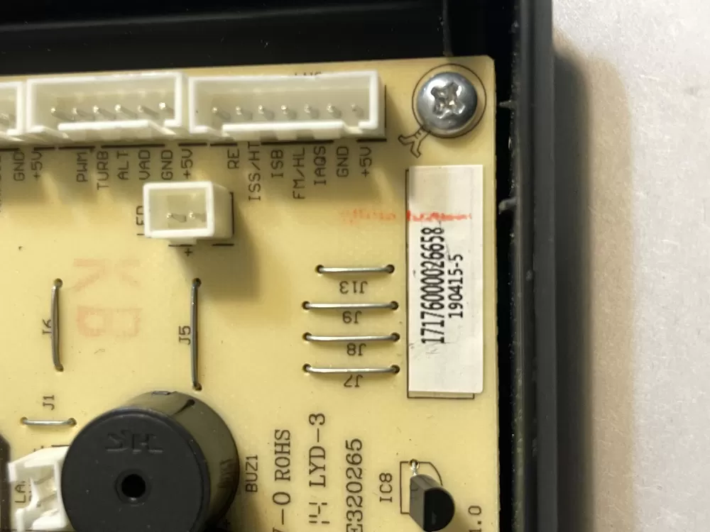 Samsung DD81-02325B Dishwasher User Interface Control Board AZ194411 | Wm601