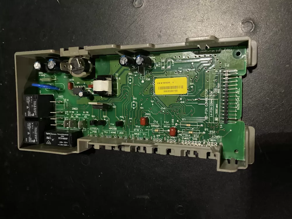 Whirlpool  Kenmore  KitchenAid  Roper  Estate WPW10084141  AP6014950  W10084141  1373167  8559824  8559825  8562996  8562996R  8562997  8562997R  8575276  8575276R  8575277  8575277R  PS11748220  W10039760  W10039770  W10076350  W10076360  W10084141R Dishwasher Control Board