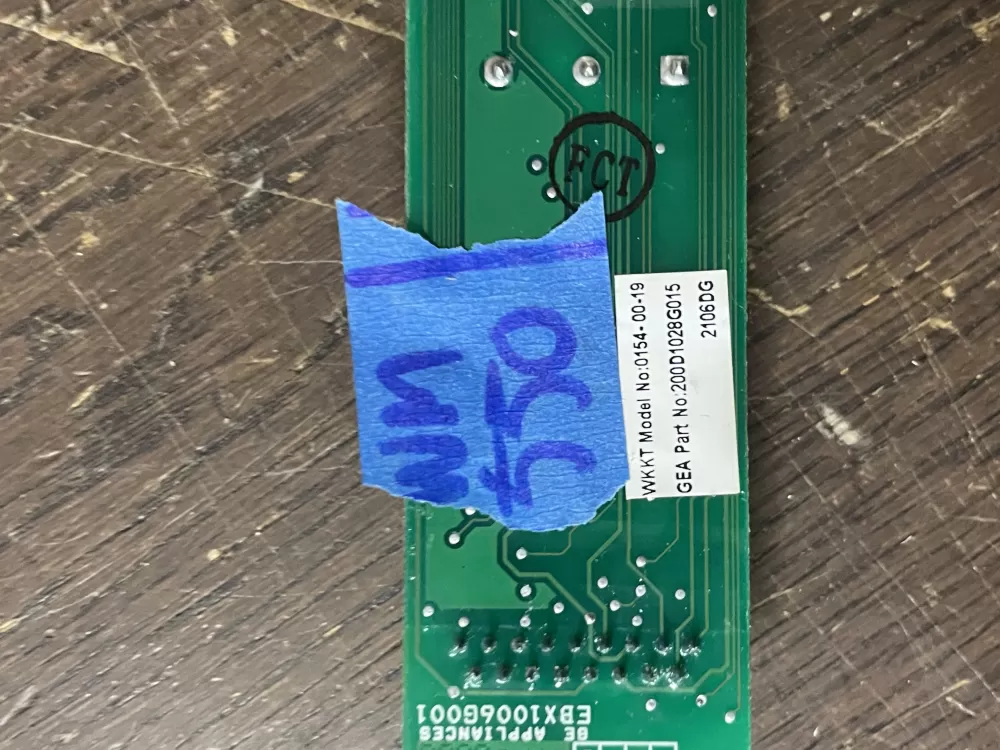 GE Refrigerator Display Control Board AZ44123 | Wm550