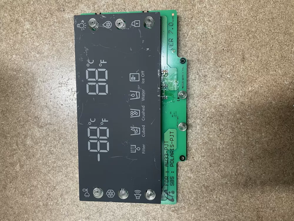 Samsung DA92-00153A Refrigerator Control Board