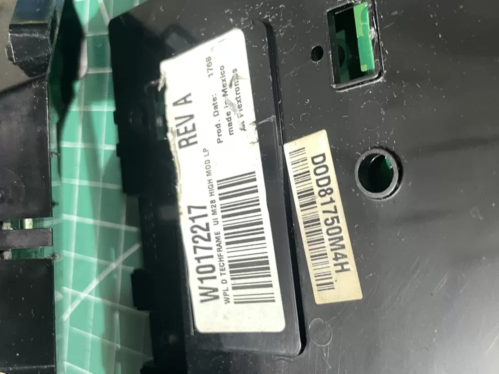 WHIRLPOOL DRYER CONTROL PANEL PART # W10153650 W10294709 AZ197562 | Wm2736