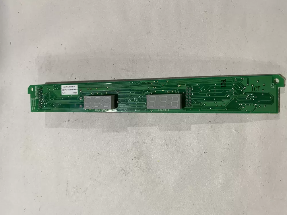 GE WR55X10684  200D1028G022  AP4321494  1477865  AH1766240  EA1766240  PS1766240 Refrigerator UI Temp Control Board